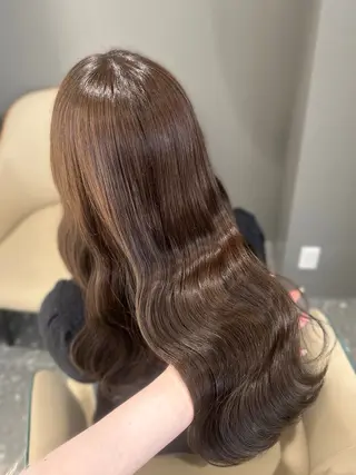 ロング カラー 🎀ちゃんりお🎀 /ブリーチなしカラーのヘアスタイル