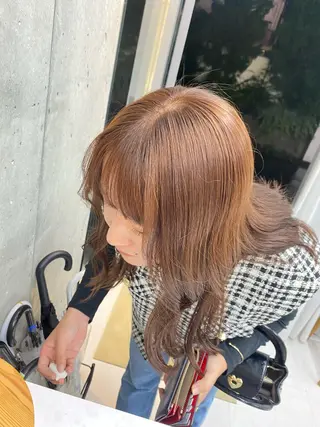 セミロング うる艶ヘア♡韓国好き 透明感　shotaのヘアスタイル