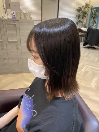 ミディアム レイヤー　髪質改善 ｆｉｔｉ横須賀中央のヘアスタイル