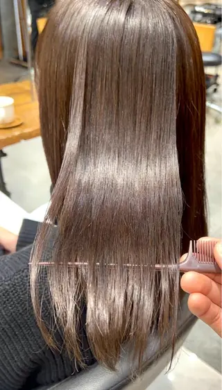 ロング カラー パーマ 💛似合わせカット カラー💛 amiのヘアスタイル
