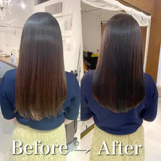 ロング カラー 髪質改善特化 安東駿介のヘアスタイル