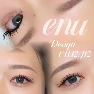 マツエク・マツパ enu eyelash所属・eyelashenu YUNAのマツエク・マツパデザイン
