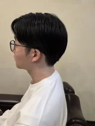 ミディアム 渡部 陽道のヘアスタイル