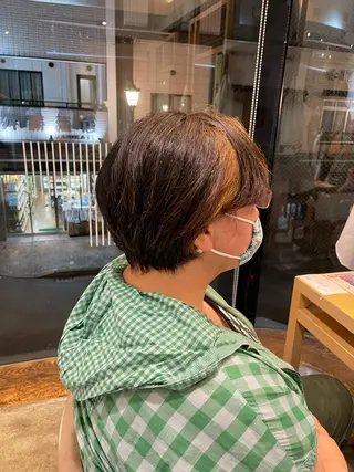 ショート レイヤーカット 特化型シオンのヘアスタイル