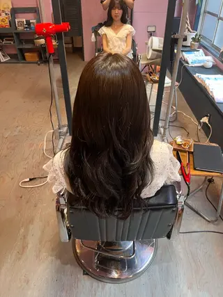 ロング カラー 藤野 海翔のヘアスタイル