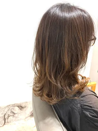 セミロング aioon吉田 正輝のヘアスタイル