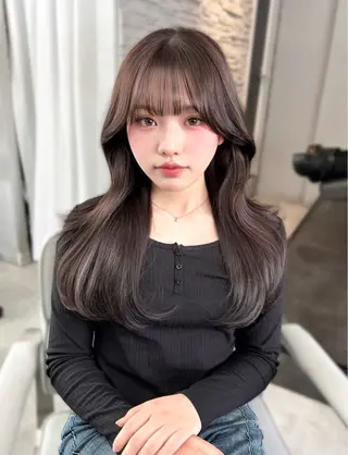 ロング カラー 💘大人可愛く💘 Natsuki❥❥❥のヘアスタイル