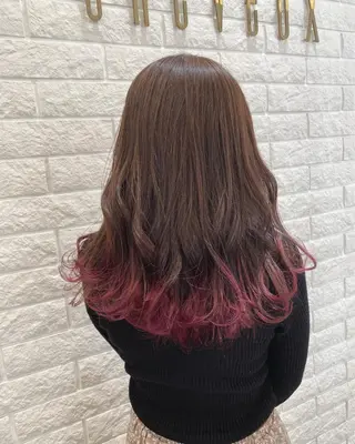 ロング カラー 艶感🫧透明感カラー YUKARIのヘアスタイル