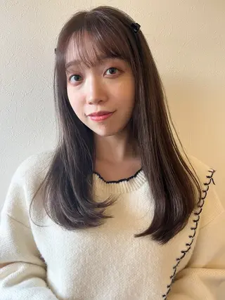 セミロング 上品な暖色/丸みボブ Chie🪷のヘアスタイル