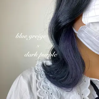 ミディアム カラー しま ななこのヘアスタイル