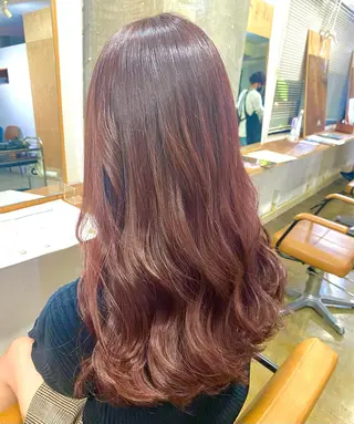 ロング カラー 和歌山髪質改善 那須優太のヘアスタイル