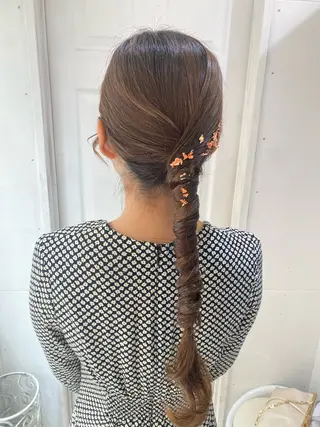ヘアアレンジ uros.中目黒 moekaのヘアスタイル