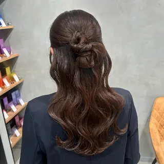ヘアアレンジ 透明感カラー🫧 ✴︎meiのヘアスタイル