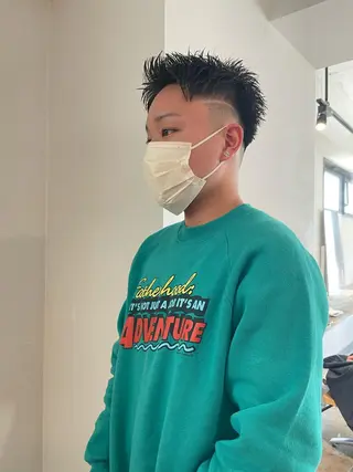 ショート メンズケアブリーチ 特化🔥村田のヘアスタイル