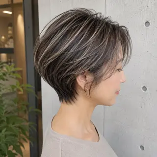 カラー 白髪ぼかしのプロ ✨たいきのヘアスタイル