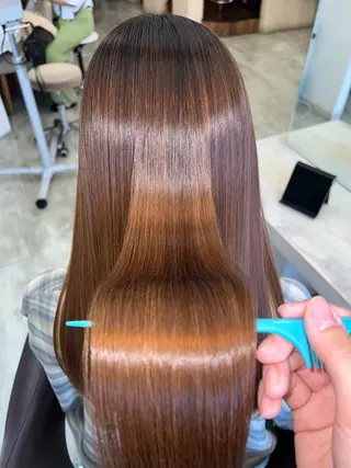 ロング 切りっぱなし/ レイヤー/ももかのヘアスタイル