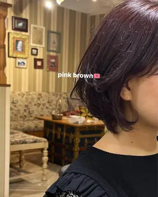 ミディアム 小山 水綺のヘアスタイル