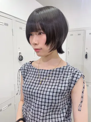 ショート 店長福島成美/髪質 改善縮毛矯正/カラーのヘアスタイル