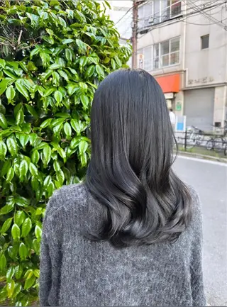 セミロング カラー 透明感カラー/京橋/ reikoのヘアスタイル