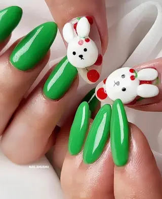 ネイル 3dパーツ/流行り 👧shushu❤️のネイルデザイン