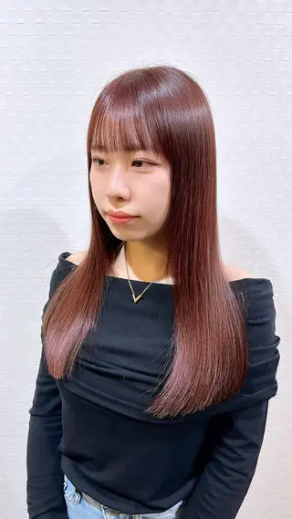 ロング カラー 柔らか垢抜けｶﾗｰと ｶｯﾄ🫧ASUKAのヘアスタイル