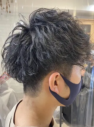 ショート メンズ パーマ ﾒﾝｽﾞ＆ｼｮｰﾄ LEA山村真史のヘアスタイル