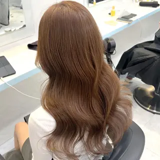ミディアム カラー ヘアアレンジ 💖韓国ヘアの匠 💖TAKUMI💖のヘアスタイル