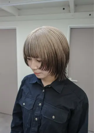 ミディアム 【抜け感ヘア🌿】 natuna.のヘアスタイル