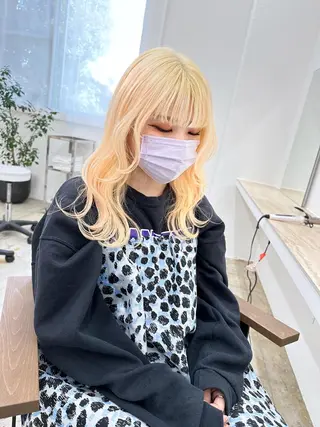 セミロング カラー マンツーマン施術🦋 ayajuのヘアスタイル