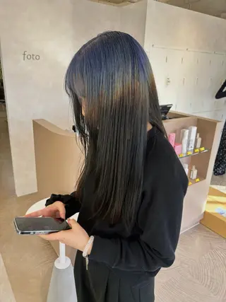 ロング yoshino /ナチュラル縮毛のヘアスタイル