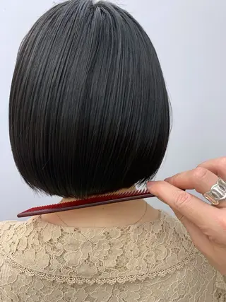 ショート カラー 縮毛矯正×髪質改善 店長　DAITOのヘアスタイル