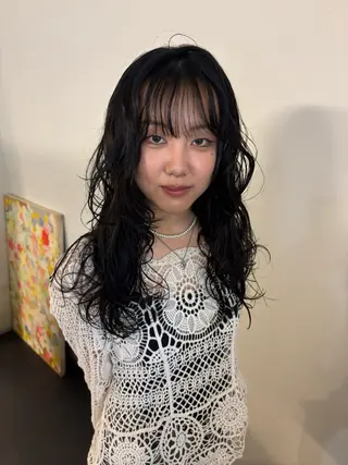 パーマ YUI/アイブロウ/ 透明感カラー✨のヘアスタイル