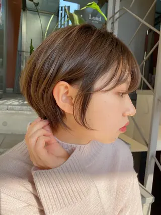 ショート カラー 🌟モテ髪ショート 🌟店長 津賀涼のヘアスタイル
