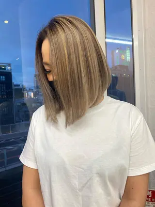 ミディアム カラー welring hair salonのヘアスタイル