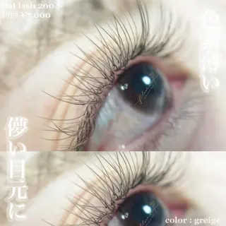 メンズ マツエク・マツパ アイブロウ Moyu eyelashのマツエク・マツパデザイン