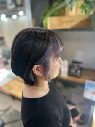 ショート カラー 溜一太/似合わせ/ メンズカットのヘアスタイル