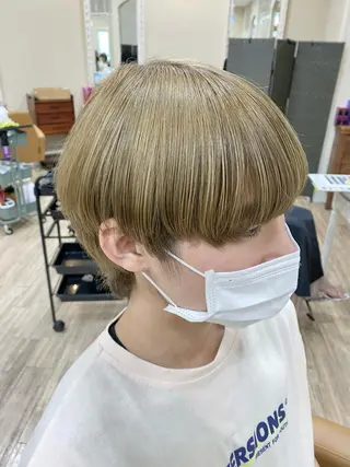 カラー SALOWIN栄 高須大貴のヘアスタイル