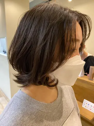 ミディアム solo店長 大橋康智のヘアスタイル