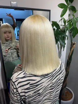 カラー ハイトーン職人 ♡中島凱人のヘアスタイル