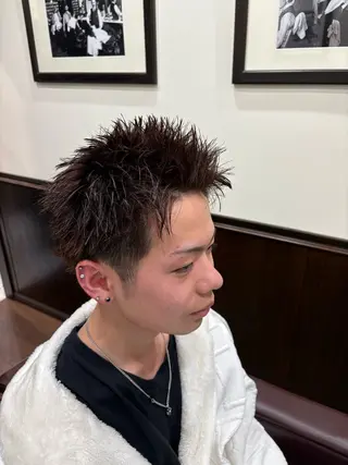 ショート メンズ 浦田 悠真のヘアスタイル