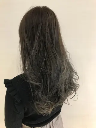 ロング カラー パーマ ヘアアレンジ メンズ キッズ ネイル マツエク・マツパ EnBlesS西宮 マンツーマン神道有基のヘアスタイル