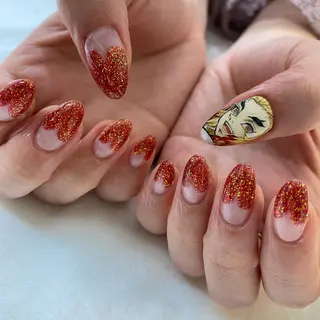 セミロング 池袋痛ネイル Nok. 渡辺のネイルデザイン