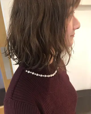 ショート カラー ヘアアレンジ クニモトハルナ ボブ/柔らかカラーのヘアスタイル