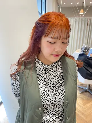 ロング カラー 増井 彩乃のヘアスタイル