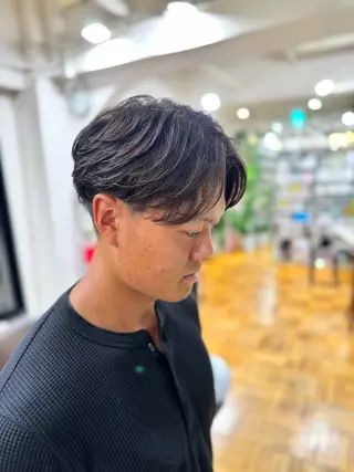 ショート パーマ メンズ 岡部 昴瑠/オブヘア銀座のヘアスタイル