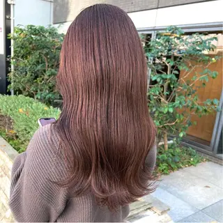 セミロング カラー パーマ ヘアアレンジ メンズ キッズ ネイル マツエク・マツパ アイブロウ 前川 朋香のヘアスタイル