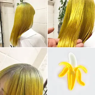 セミロング カラー ✨️眉毛、派手髪、 ハイトーンShinの眉毛・アイブロウイメージ