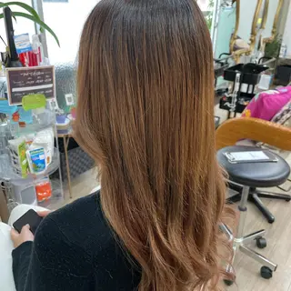 プルエクステ/潤艶 最強矯正/西野入のヘアスタイル