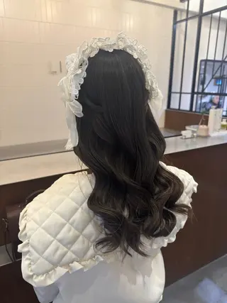 ロング ヘアアレンジ モテ髪🎀aoi/ ヘアメ/カラー/池袋のヘアスタイル