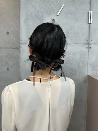 ヘアアレンジ 佐藤カコ🎀艶髪/ アレンジ/レイヤーのヘアスタイル